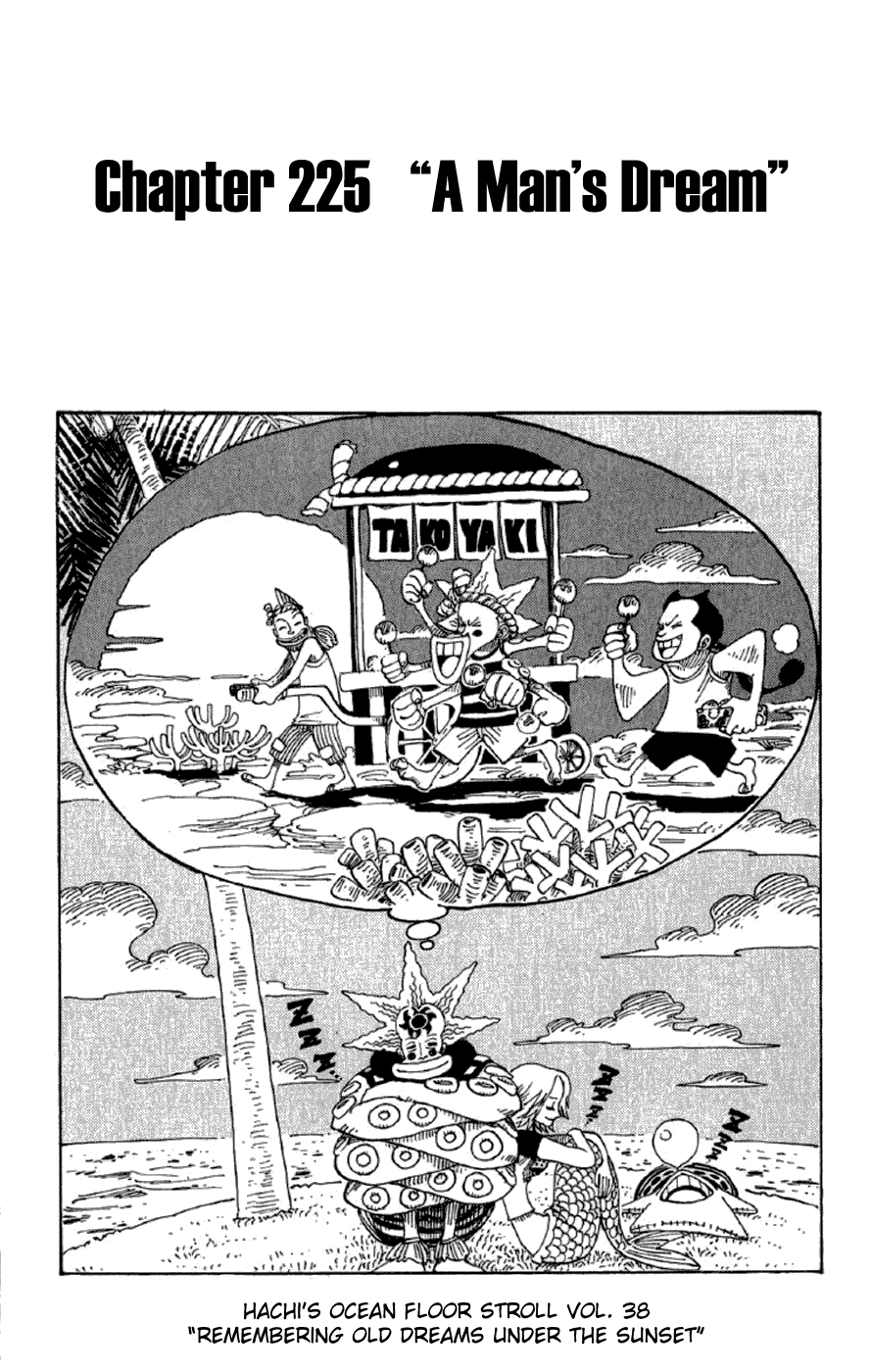 One Piece, Chapter 225 image 01